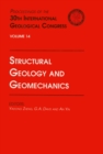 Image for Structural geology and geomechanics : volume 14