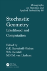 Image for Stochastic Geometry: Likelihood and Computation