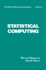 Image for Statistical computing : 33