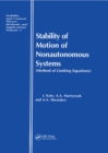 Image for Stability of Motion of Nonautonomous Systems (Methods of Limiting Equations): (Methods of Limiting Equations