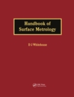 Image for Handbook of Surface Metrology