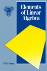 Image for Elements of linear algebra.