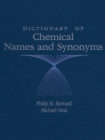 Image for Dictionary of Chemical Names and Synonyms