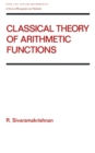 Image for Classical theory of arithmetic functions