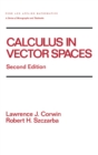 Image for Calculus in Vector Spaces, Second Edition, Revised Expanded