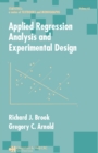Image for Applied regression analysis and experimental design