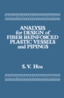 Image for Analysis for design of fiber reinforced plastic vessels and pipings
