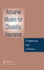 Image for Actuarial models for disability insurance