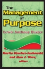 Image for The management of purpose