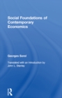 Image for Social foundations of contemporary economics