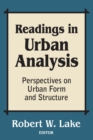 Image for Readings in Urban Analysis: Perspectives on Urban Form and Structure