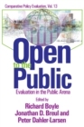 Image for Open to the public: evaluation in the public arena