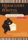 Image for Heraclides of Pontus: Discussion : v. 15