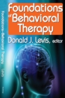 Image for Foundations of behavioral therapy