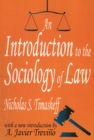 Image for Introduction to the Sociology of Law
