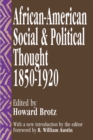 Image for African-American social and political thought, 1850-1920