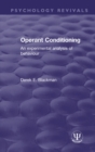 Image for Operant conditioning: an experimental analysis of behaviour