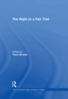 Image for The right to a fair trial