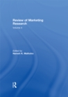 Image for Review of Marketing Research: Volume 5 : Vol. 4
