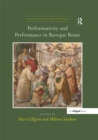 Image for Performativity and performance in Baroque Rome