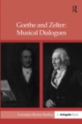 Image for Goethe and Zelter: musical dialogues