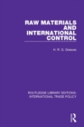 Image for Raw materials and international control