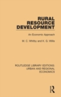 Image for Rural Resource Development: An Economic Approach