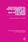 Image for Psychological development of high risk multiple birth children : 4
