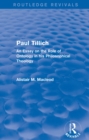 Image for Paul Tillich (1973): an essay on the role of ontology in his philosophical theology