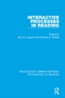 Image for Interactive processes in reading : 6