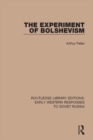 Image for The Experiment of Bolshevism