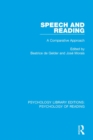 Image for Speech and Reading: A Comparative Approach