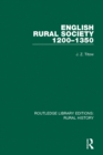 Image for English Rural Society, 1200-1350