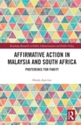 Image for Affirmative action in Malaysia and South Africa: preference for parity