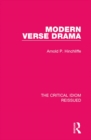 Image for Modern verse drama : 33