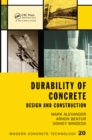 Image for Durability of Concrete: Design and Construction
