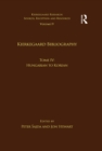 Image for Volume 19, Tome IV: Kierkegaard Bibliography: Hungarian to Korean