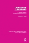 Image for Language learning: a special case for developmental psychology?