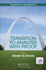 Image for Transition to Analysis with Proof