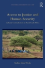 Image for Access to justice and human security: cultural contradictions in rural South Africa