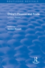 Image for China&#39;s finance and trade: a policy reader