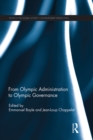 Image for From Olympic administration to Olympic governance