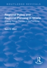 Image for Regional Policy And Regional Planni