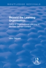 Image for Beyond The Learning Organisation P