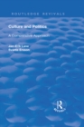 Image for Culture and politics: a comparative approach