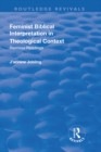 Image for Feminist biblical interpretation in theological context: restless readings
