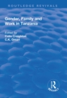 Image for Gender, Family and Work in Tanzania