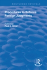 Image for Procedures To Enforce Foreign Judgm
