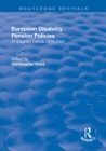 Image for European disability pension policies: 11 country trends 1970-2002