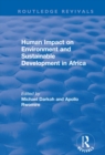Image for Human impact on environment and sustainable development in Africa